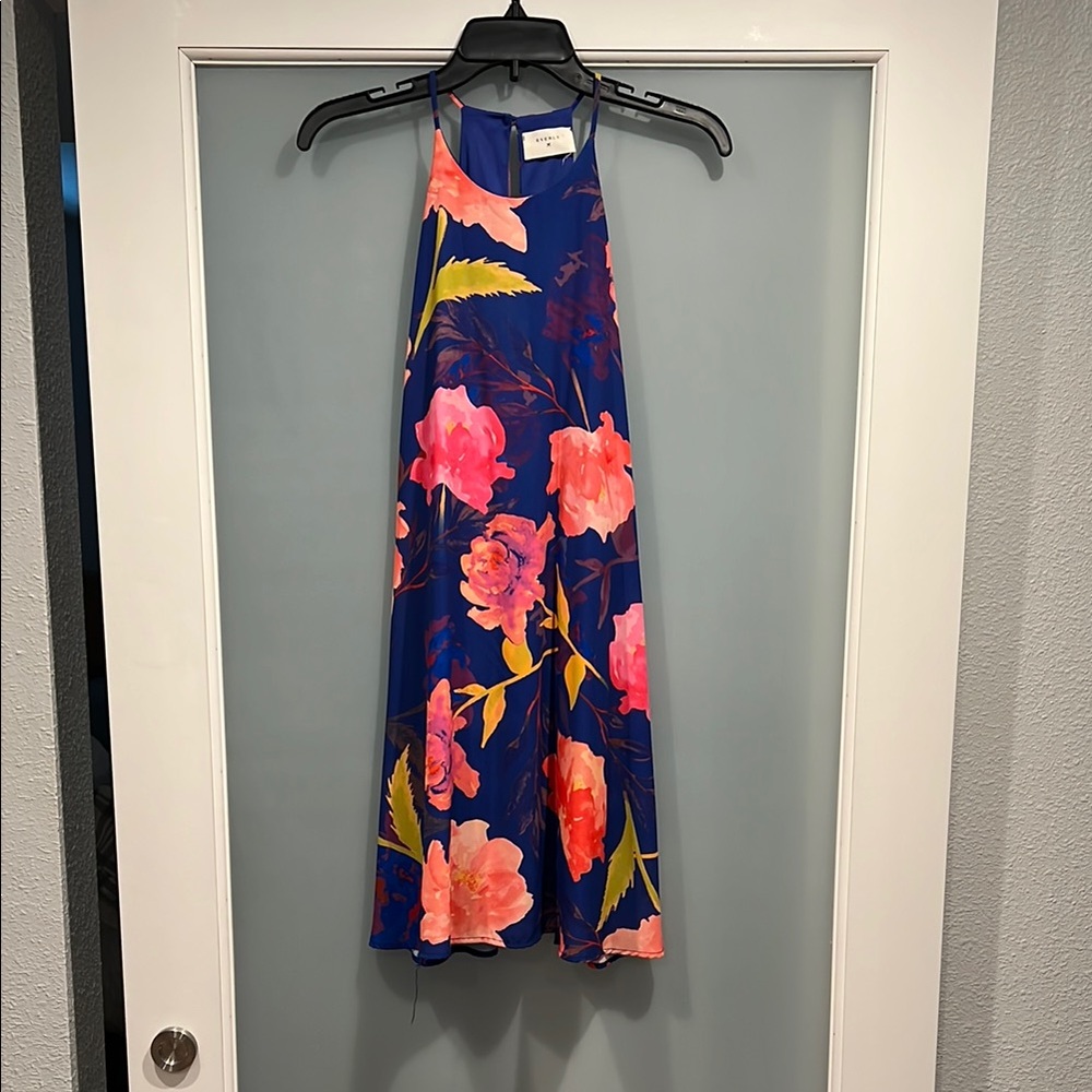Everly Vibrant Floral Dress